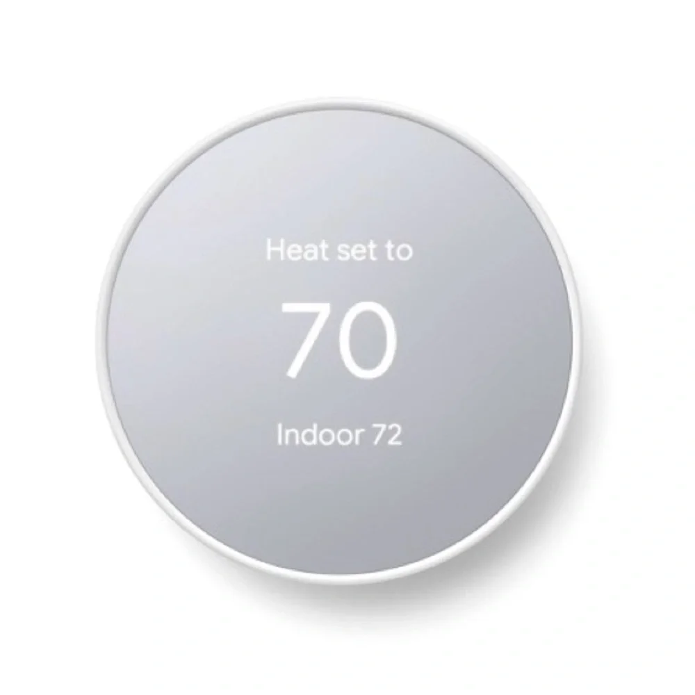 Google Nest Smart Thermostat in Snow NIB - Easy Install - Google Home - New